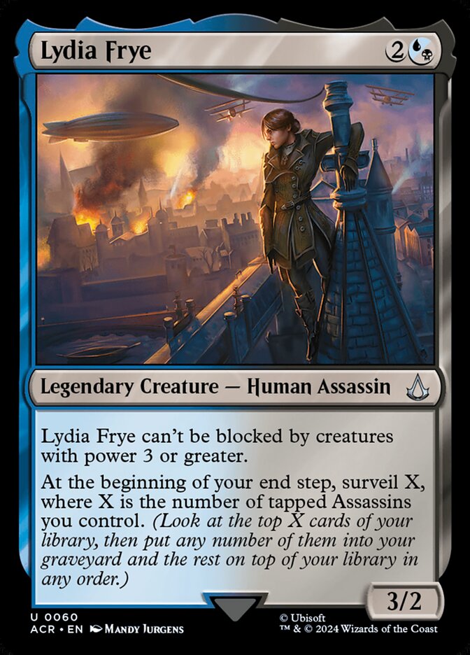 Lydia Frye card front