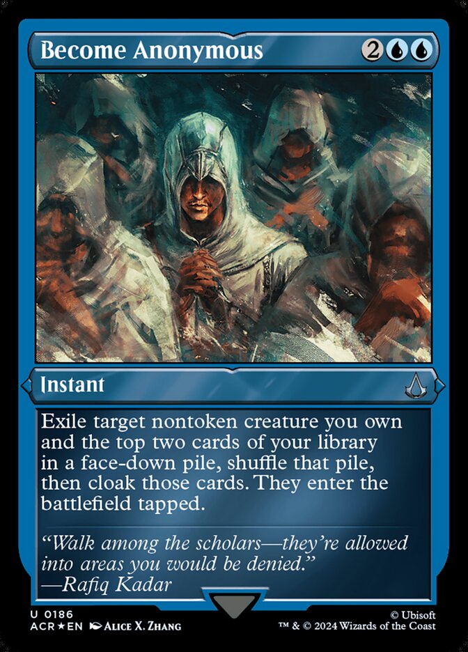 Become Anonymous card front