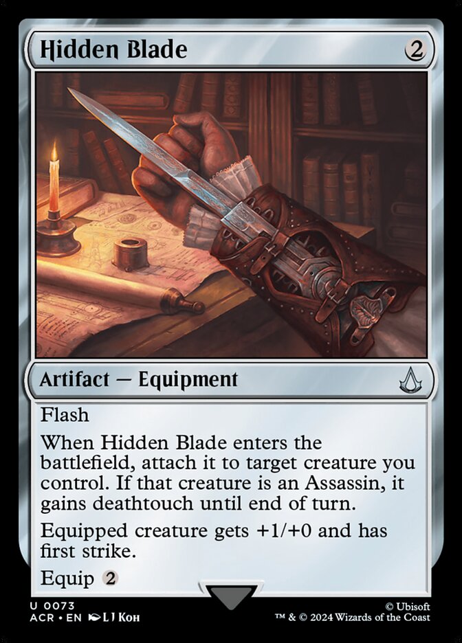 Hidden Blade card front