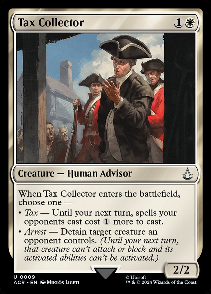 Tax Collector card front