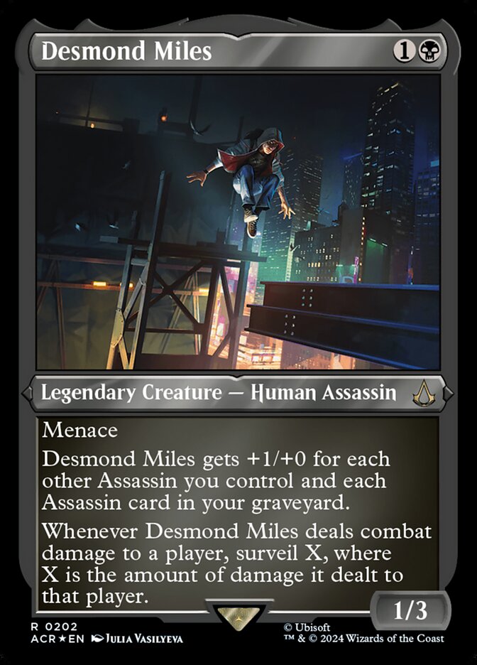 Desmond Miles card front