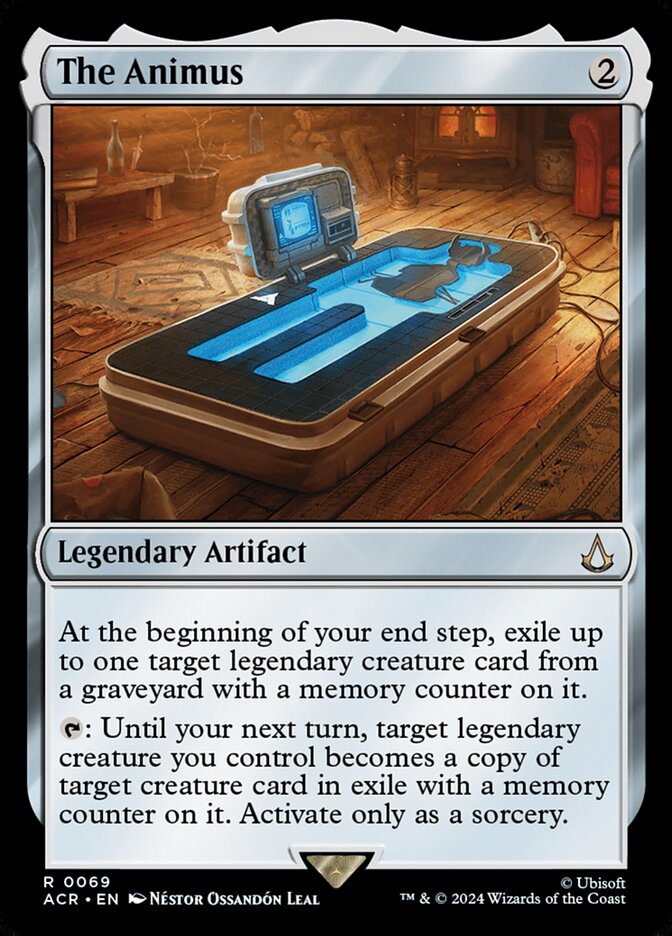 The Animus card front