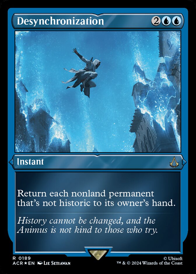Desynchronization card front