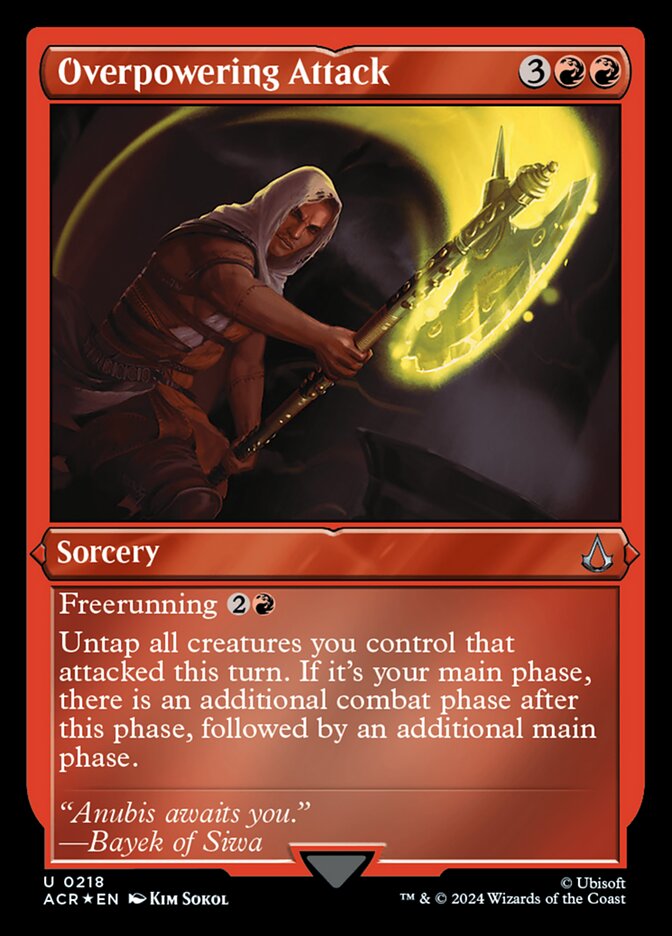 Overpowering Attack card front