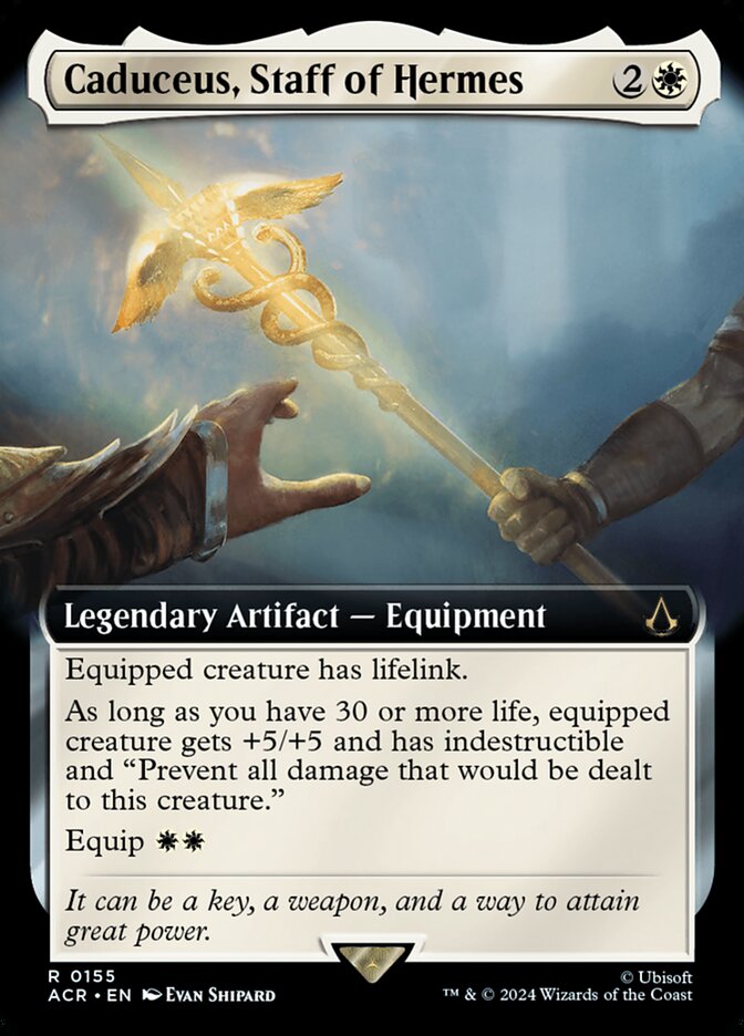 Caduceus, Staff of Hermes card front