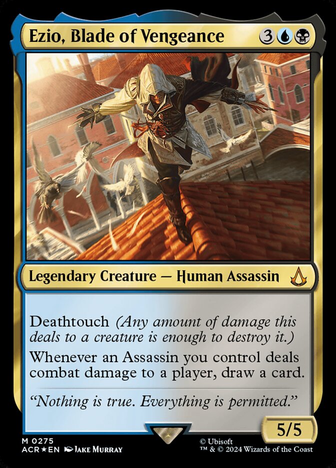 Ezio, Blade of Vengeance card front