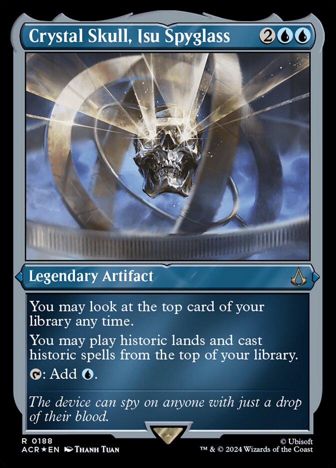 Crystal Skull, Isu Spyglass card front