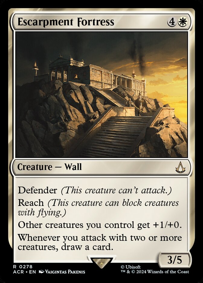 Escarpment Fortress card front