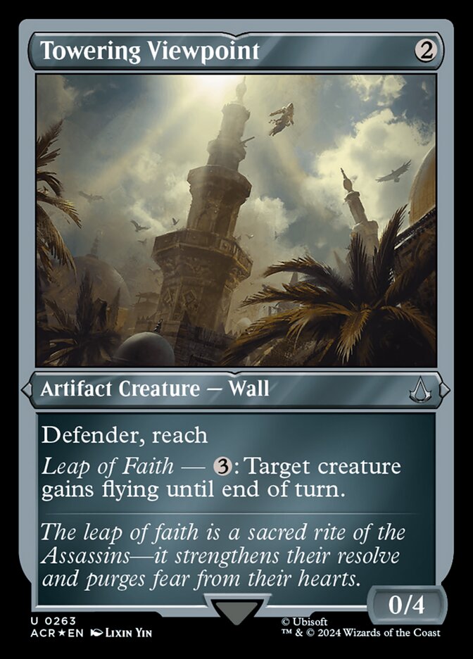 Towering Viewpoint card front
