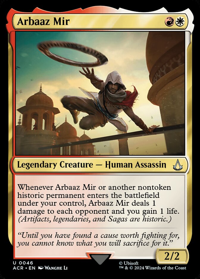 Arbaaz Mir card front