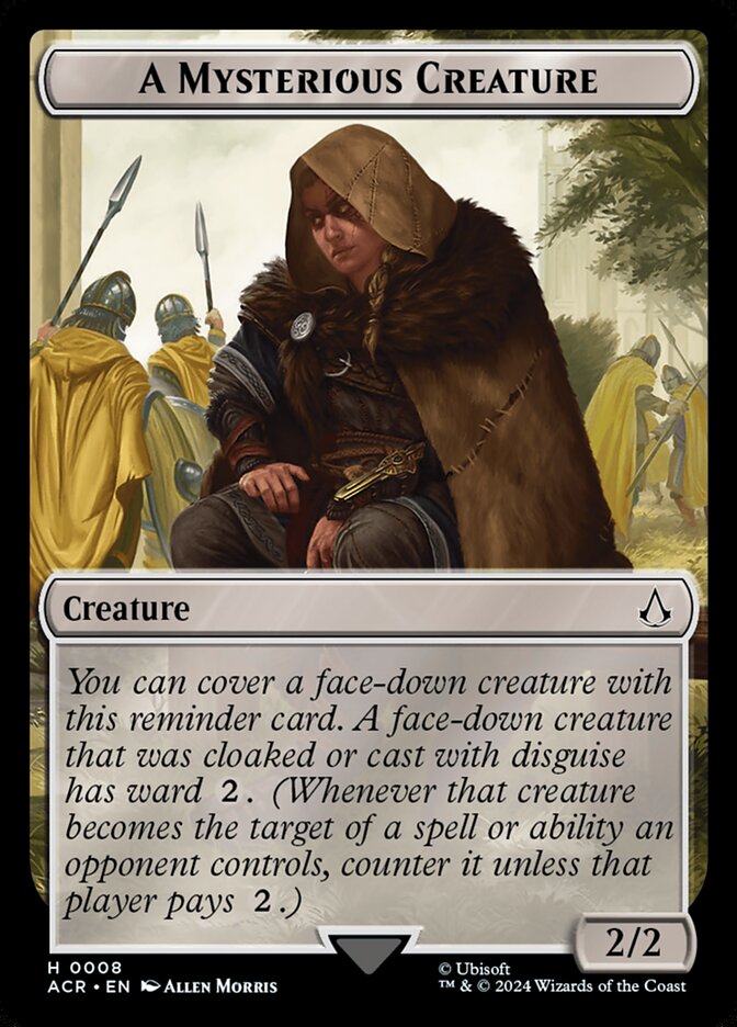 A Mysterious Creature card front