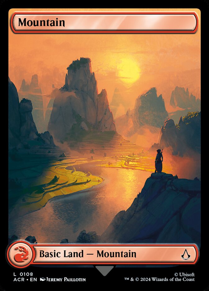 Mountain card front