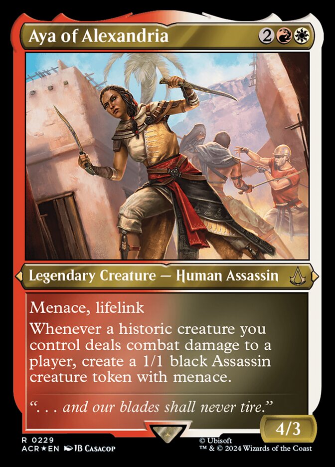Aya of Alexandria card front