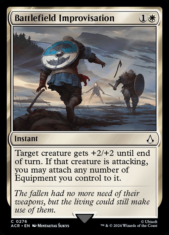 Battlefield Improvisation card front