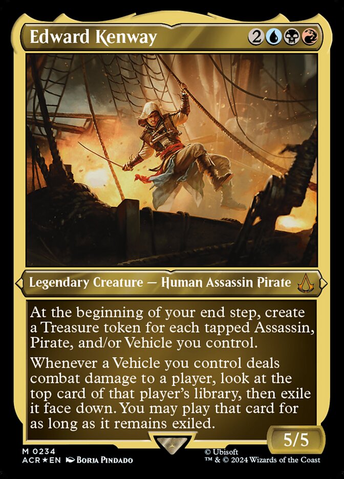 Edward Kenway card front