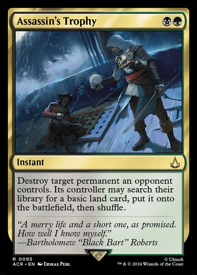 Assassin's Trophy card front