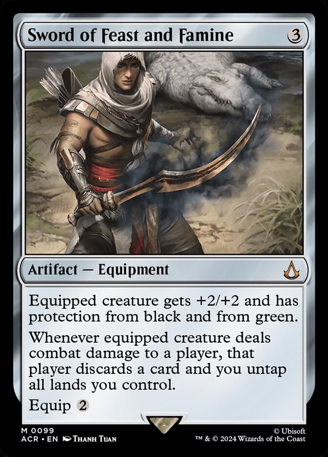 Sword of Feast and Famine card front