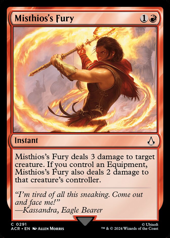 Misthios's Fury card front