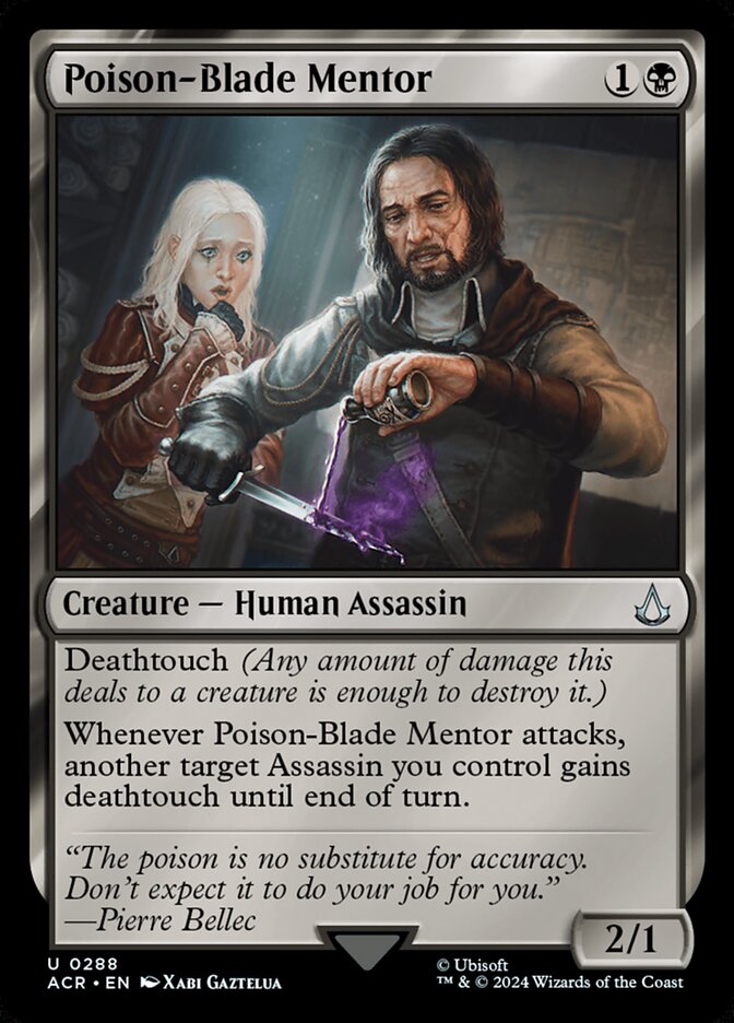 Poison-Blade Mentor card front