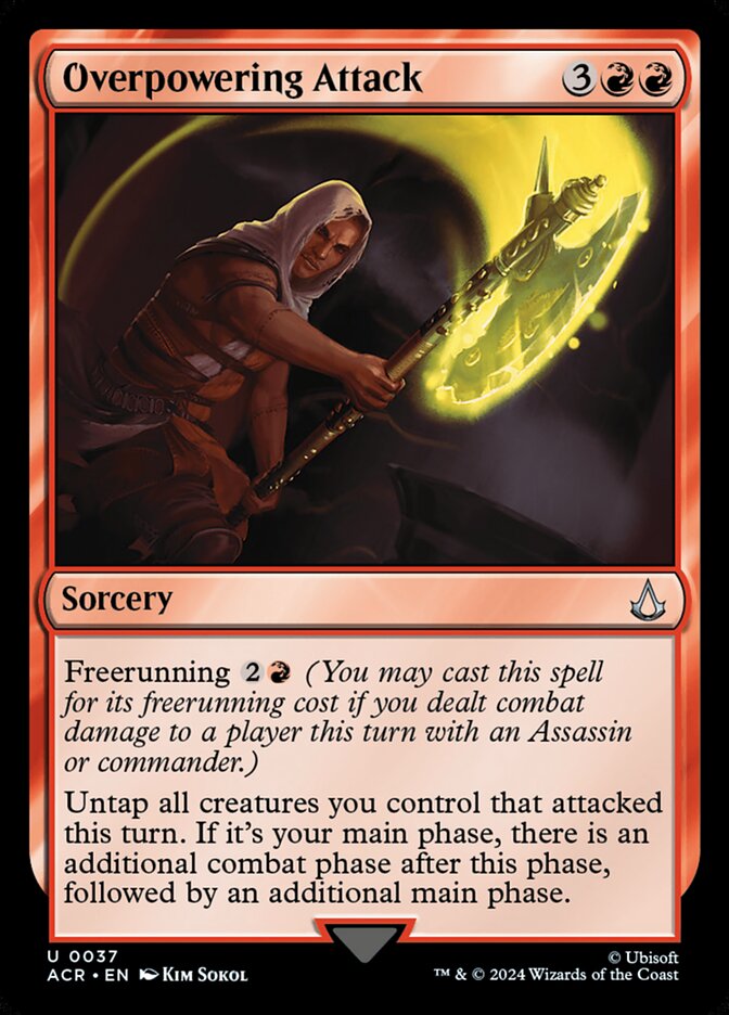 Overpowering Attack card front