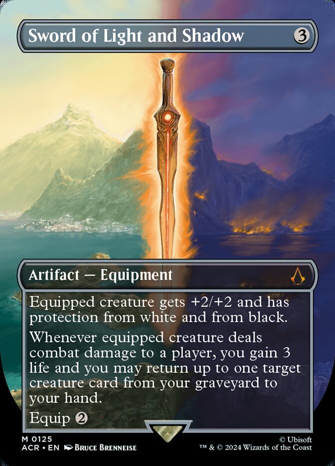 Sword of Light and Shadow card front