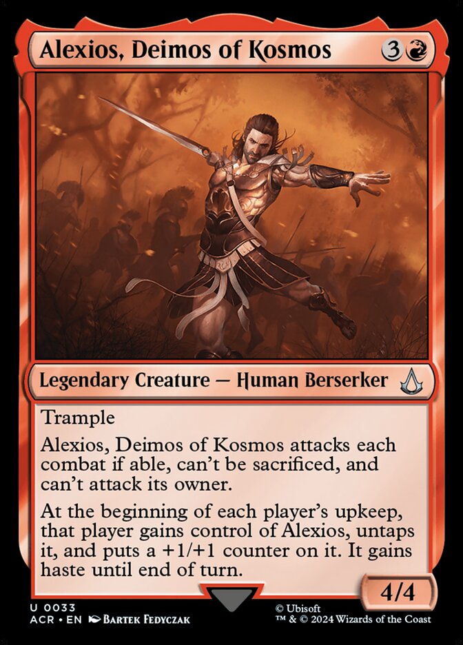 Alexios, Deimos of Kosmos card front