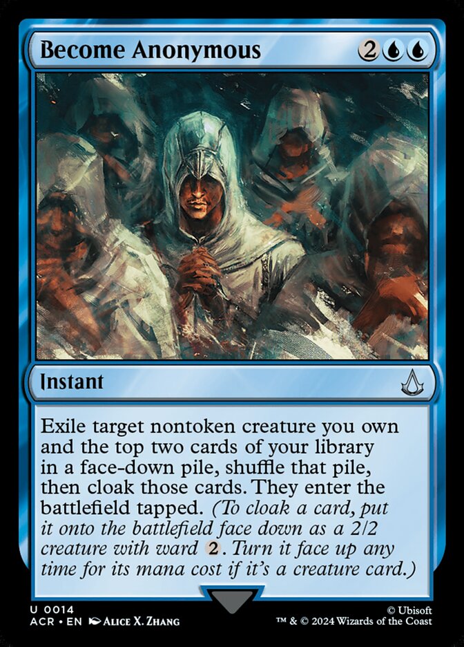 Become Anonymous card front