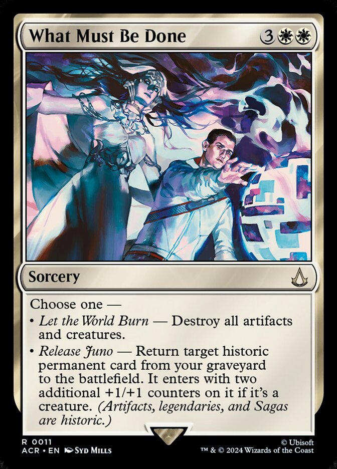 What Must Be Done card front