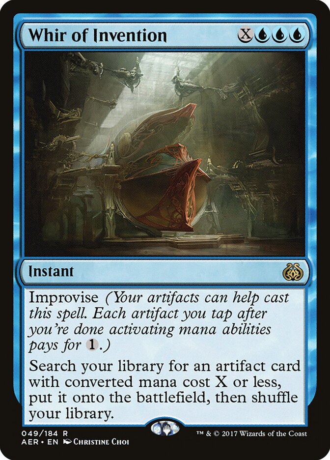 Whir of Invention card front