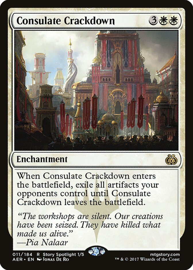 Consulate Crackdown card front