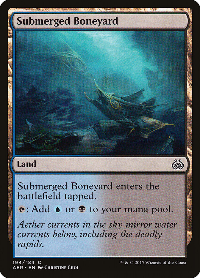 Submerged Boneyard card front