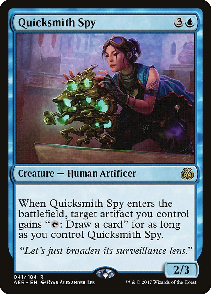 Quicksmith Spy card front