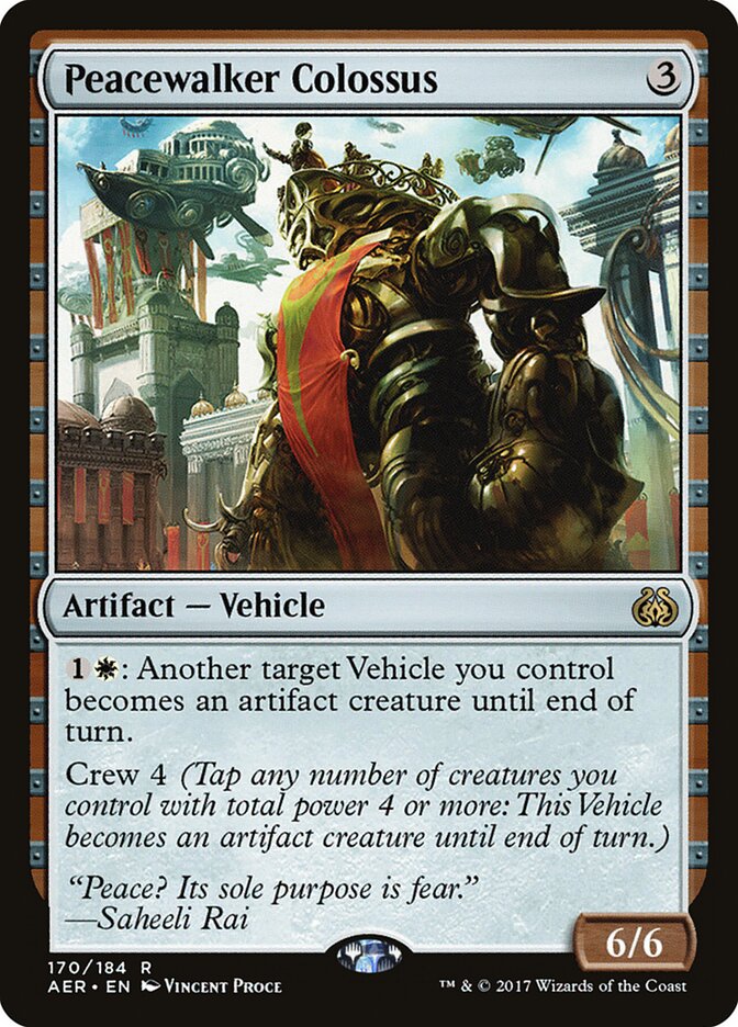 Peacewalker Colossus card front