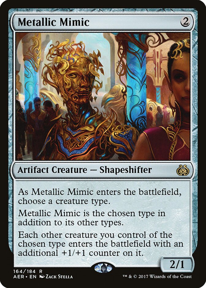 Metallic Mimic card front