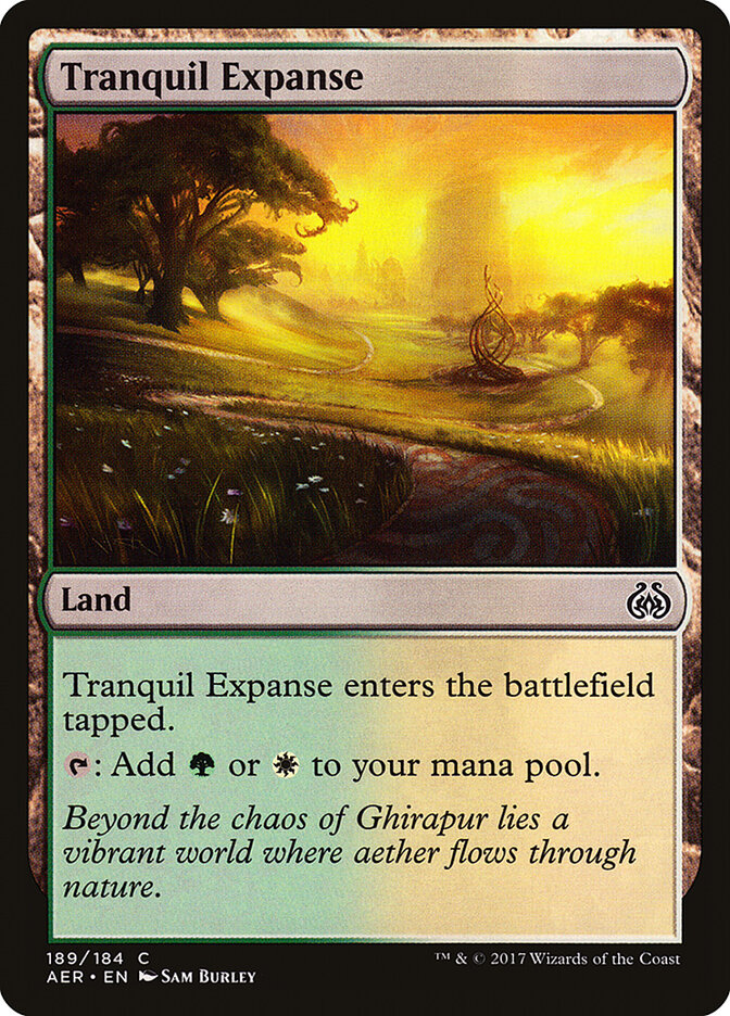 Tranquil Expanse card front