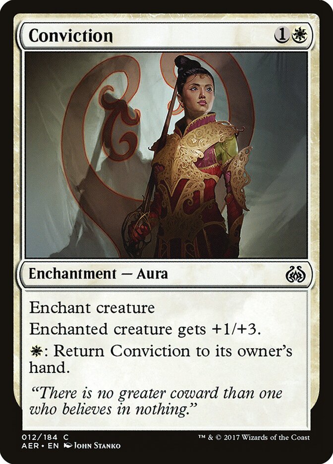 Conviction card front