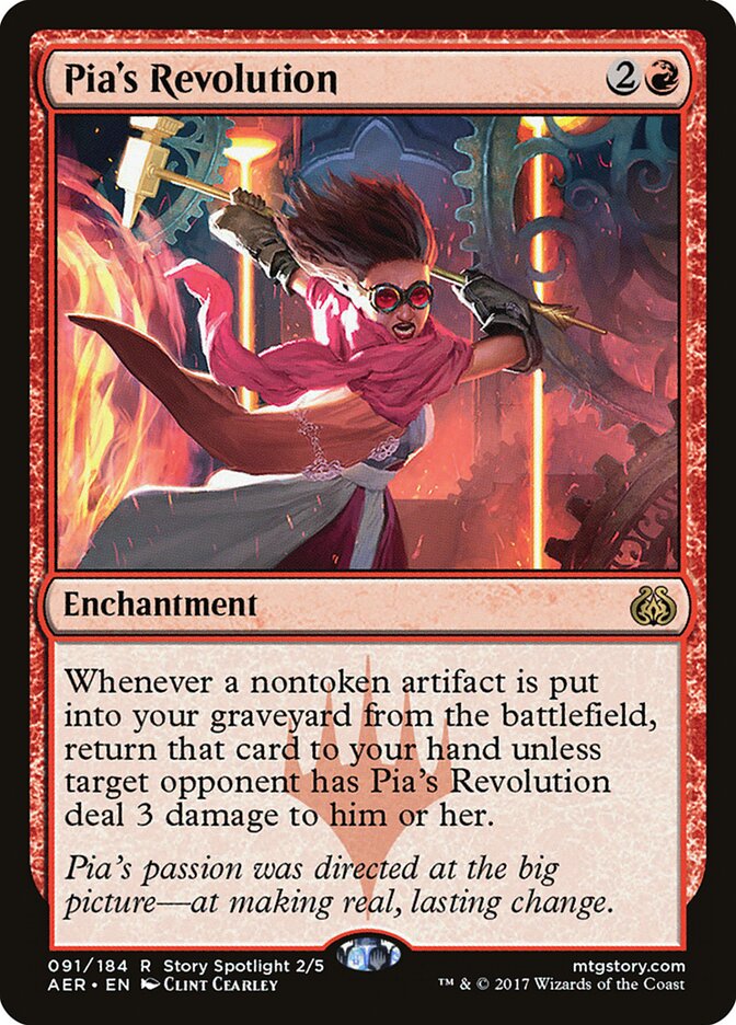 Pia's Revolution card front