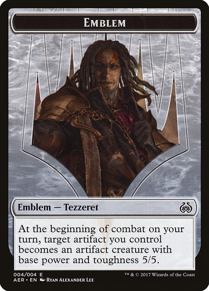 Tezzeret the Schemer Emblem card front