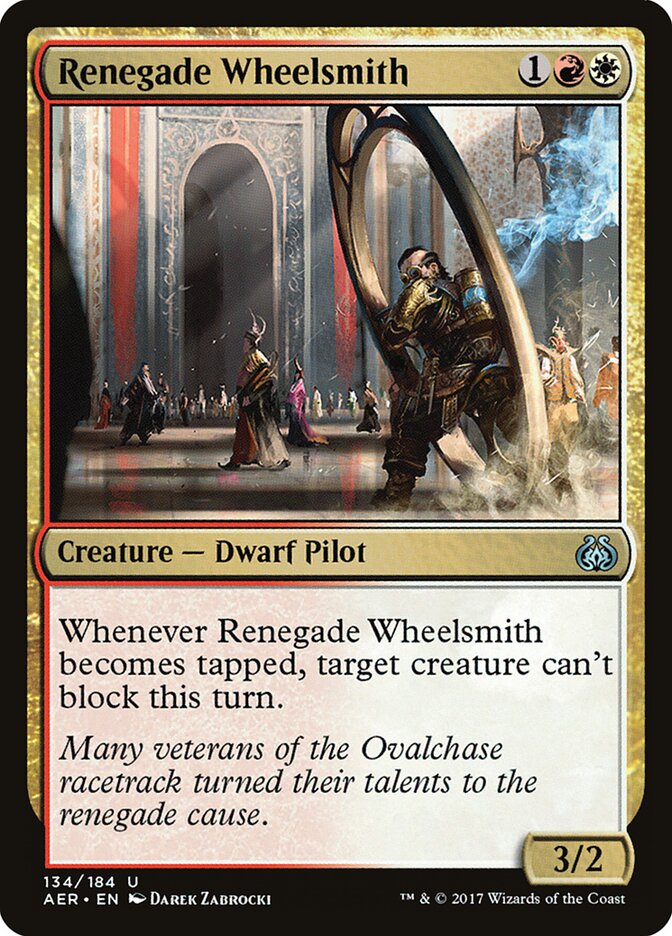 Renegade Wheelsmith card front