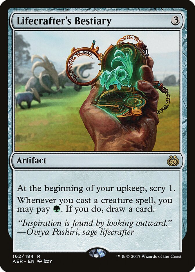 Lifecrafter's Bestiary card front
