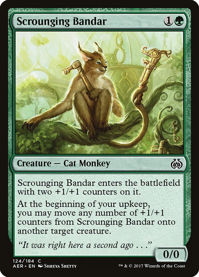 Scrounging Bandar card front