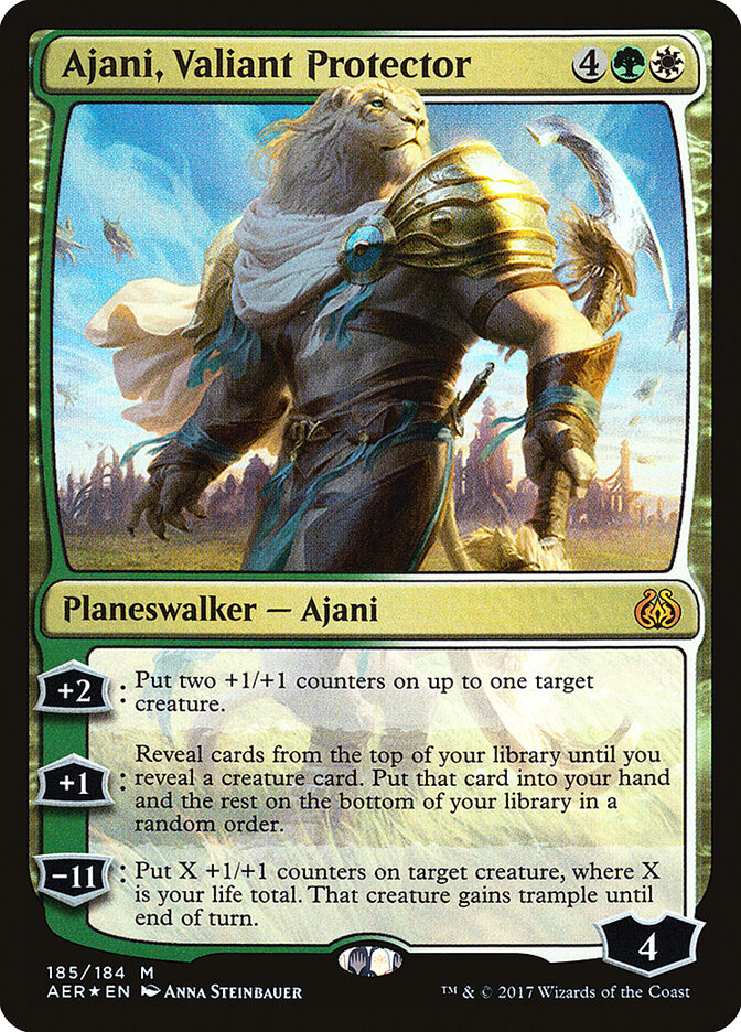 Ajani, Valiant Protector card front