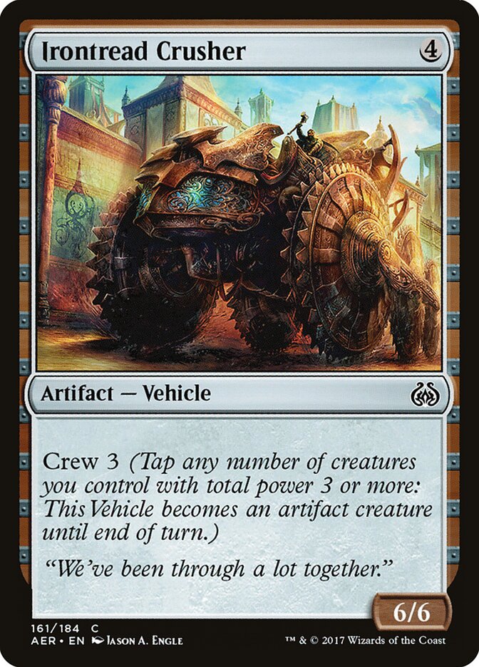 Irontread Crusher card front