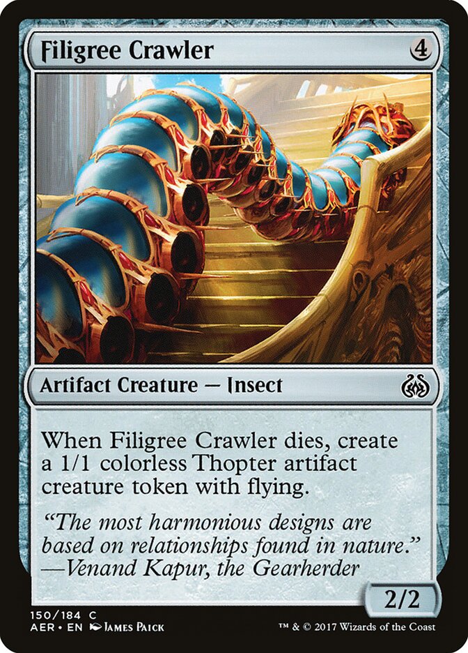 Filigree Crawler card front