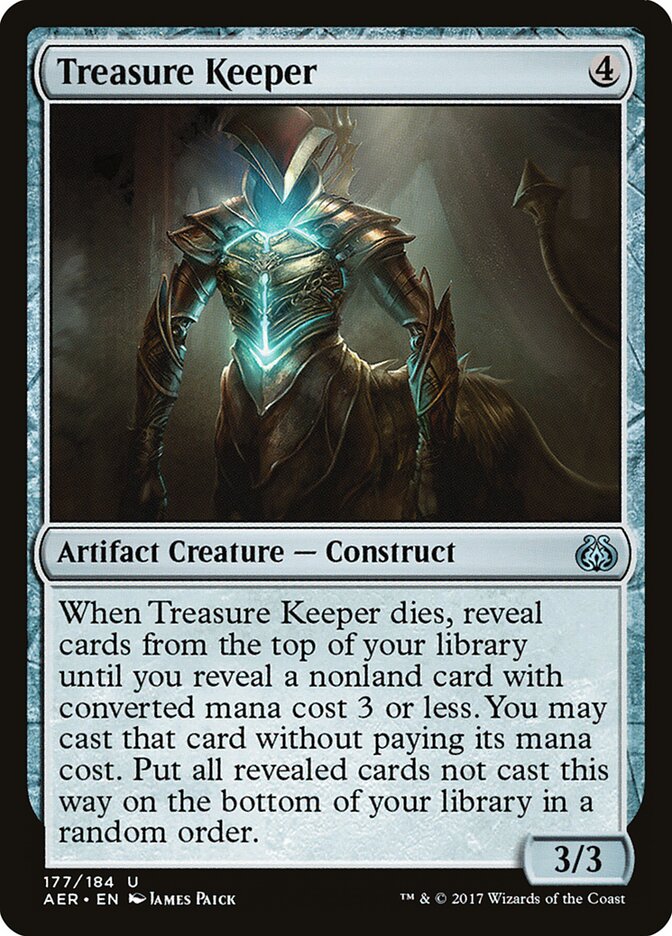 Treasure Keeper card front