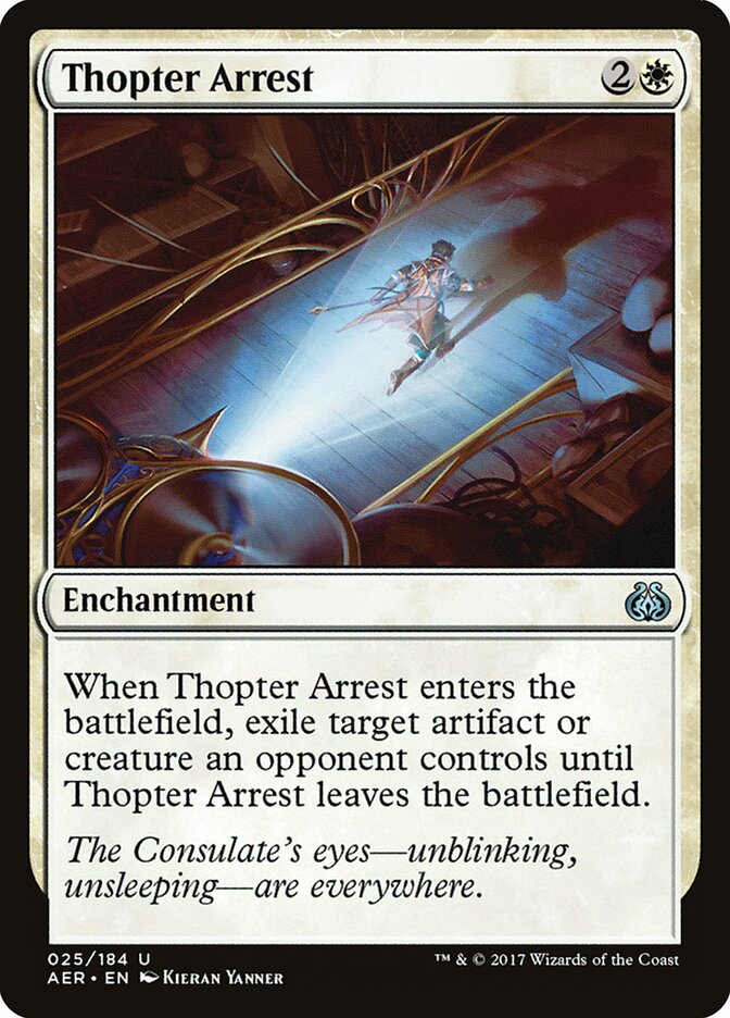 Thopter Arrest card front