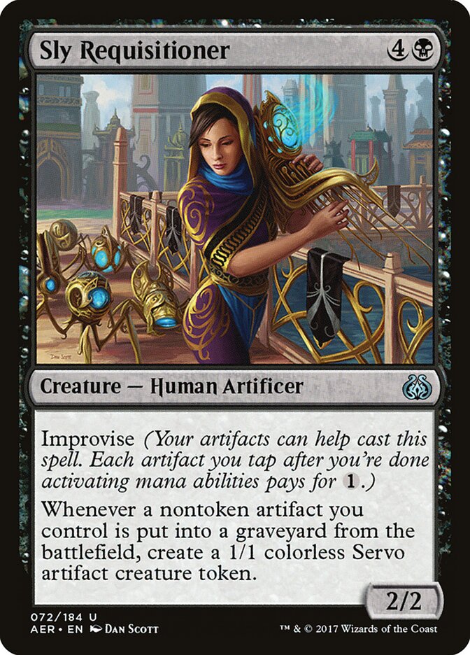 Sly Requisitioner card front