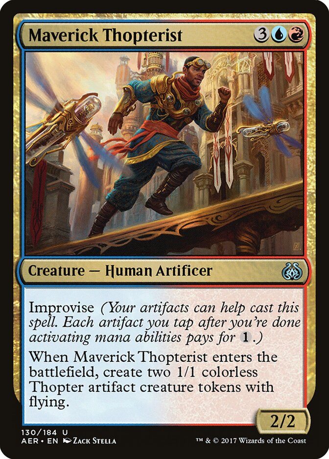 Maverick Thopterist card front