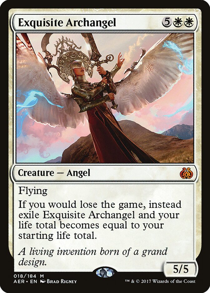 Exquisite Archangel card front