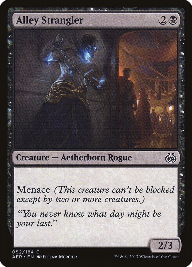 Alley Strangler card front